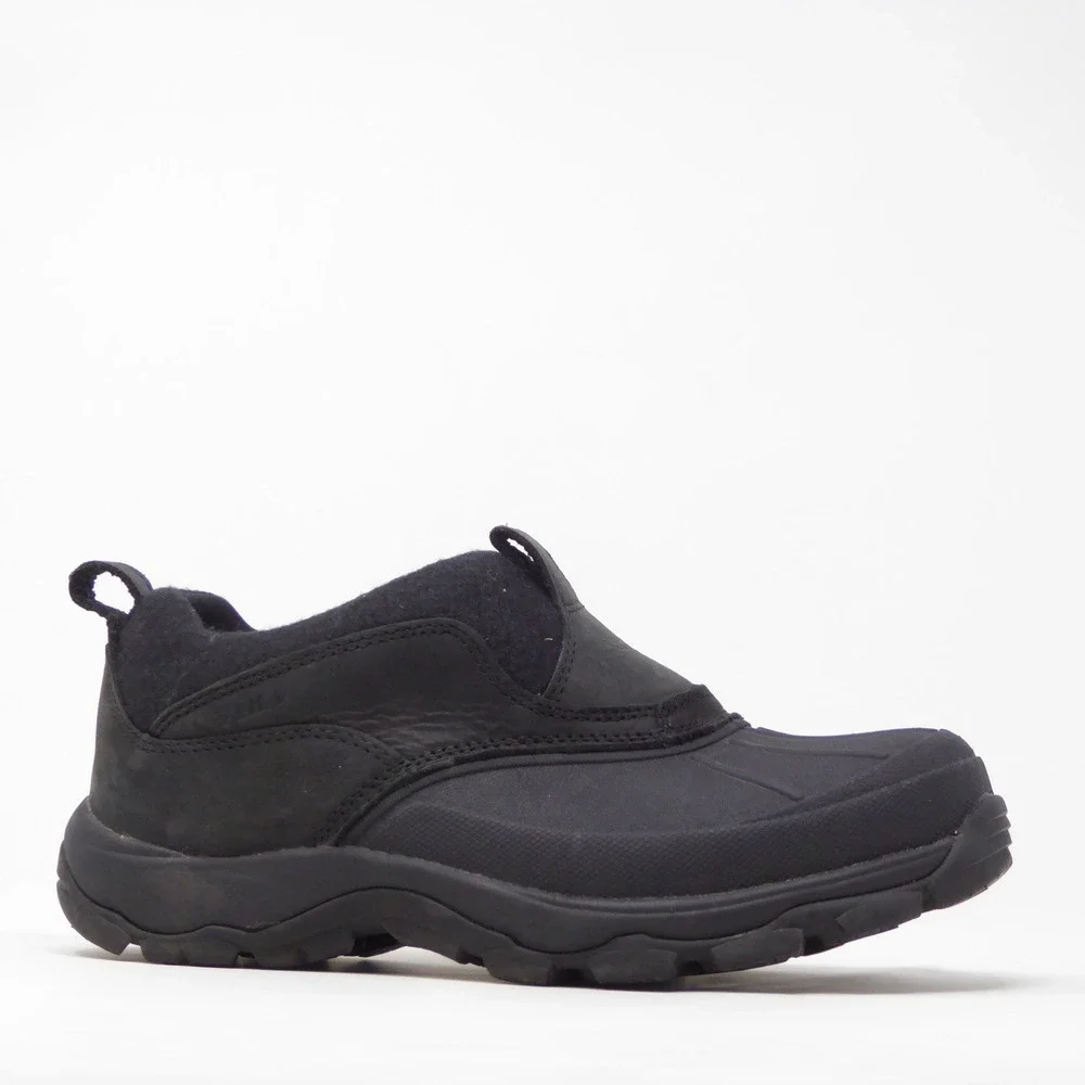 LL Bean Womens Storm Chaser 5 Snow Sneakers Black Vibram Arctic Grip Slip On 9